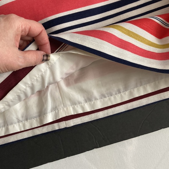 Loft Striped Short Skirt Size 12 - Picture 5 of 12